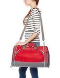 Amazonbasics Sports Duffel - Small, Red