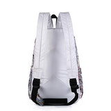 Black Butterfly Women'S Student Backpack For Daypack Backpack School Bag White Red , V