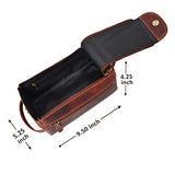 toiletry bag for men - toiletry bag for women leather toiletry bag travel dopp kit Leather dopp men (Brown Crazy Horse)