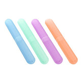 Ultnice 4Pcs Toothbrush Case Toothbrush Cover Plastic Holder For Traveling (Mixed Color)