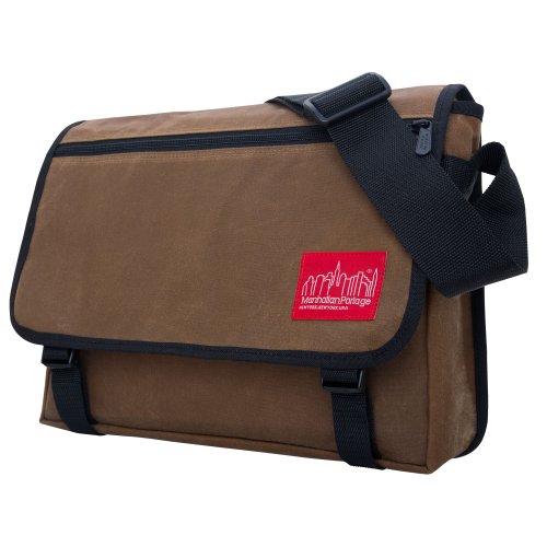 Manhattan Portage Waxed Europa Shoulder Bag, Field Tan