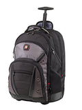 Wenger Luggage Synergy Wheeled 16" Laptop Backpack Bag, Black/Grey One Size