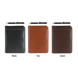 Passport Sleeve Holder Wallet [Italy Made Top Leather] [RFID + Free Micro Pen]