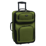 New Rio 2-Piece Carry-On Luggage Set (Green)