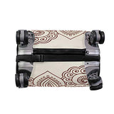 GIOVANIOR Henna Paisley Flower Luggage Cover Suitcase Protector Carry On Covers