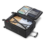 Samsonite Aspire xLite Expandable Softside Set with Spinner Wheels, 2-Piece (20"/25"), Black