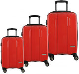 Mcbrine Luggage A719 Expandable 3Pc Luggage Set (Red)