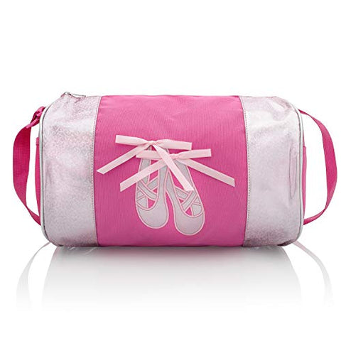 Dance Ballet Slippers Duffel Bag (Pink)