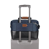 Solo Sag Harbor 15.6 Laptop Blue Briefcase, Navy
