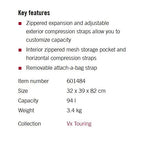 Victorinox Vx Touring Wheeled Duffel Large, Dark Teal