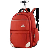 Funny & Special Large Storage Laptop Students Multifunction Waterproof Wheeled Rolling