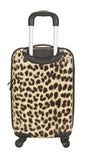 Rockland Luggage 3 Piece Upright Set, Leopard, Medium