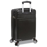 Dejuno Ashford 3-Pc Hardside Spinner Tsa Combination Lock Luggage Set, Black