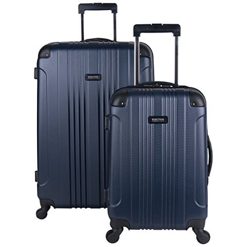Kenneth Cole Reaction Out Of Bounds Hardside 4-Wheel Luggage 2-Piece Set 20" Carry-On And 28", Navy