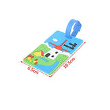 Carise Cartoon Pattern Travel Luggage Bag Tag Name Address Tel Label Holder Baggage Tag