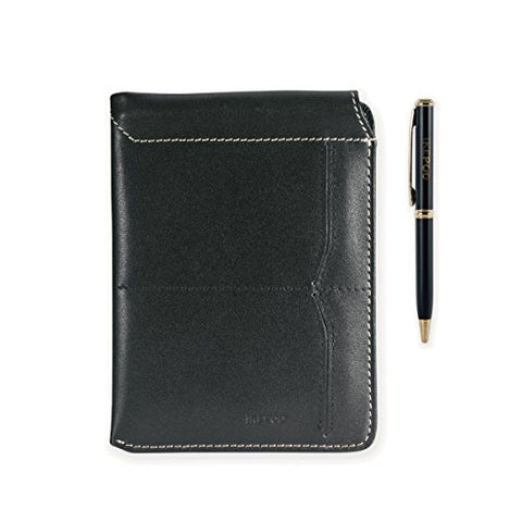 Passport Sleeve Holder Wallet [Italy Made Top Leather] [RFID + Free Micro Pen]