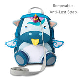 Unicorn Kid Backpack Toddler Backpack Kindergarten Satchel with Anti-Lost Strap