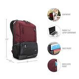 Solo Draft Slim Backpack, Burgundy