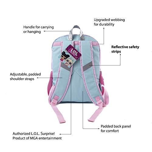 thumbnail interactive-video image 1 of Girls L.O.L. Surprise Licensed Backpack 16" And Lunch Set 1 of 10