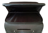 Carryon Laptop Computer Bag Rolling Travel 2Wheel Overnight Luggage Case Black