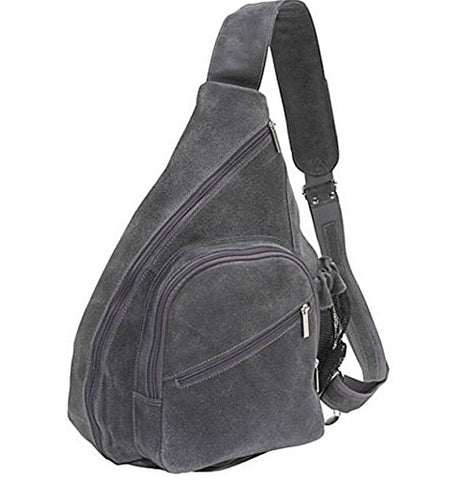 David King & Co. Backpack Style Cross Body Bag Distressed, Grey, One Size