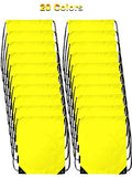 20 Pieces Drawstring Backpack Sport Bags Cinch Tote Bags for Traveling and Storage (Yellow, Size 1)