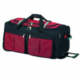 Athalon Luggage 22 Inch 15-Pocket Duffel, Red, One Size