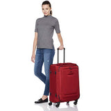 AmazonBasics Premium Expandable Softside Spinner Luggage With TSA Lock 3-Piece Set - 21/25/29-Inch, Red
