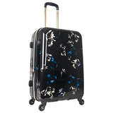 Aimee Kestenberg Women'S Midnight Floral 24" Hardside Expandable 4-Wheel Spinner Checked Luggage,