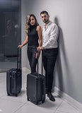 Aer de Aer Premium Carry On Luggage Spinner - Super Light Weight, Maximum Capacity - The Carry On, Re-Imagined, Navy