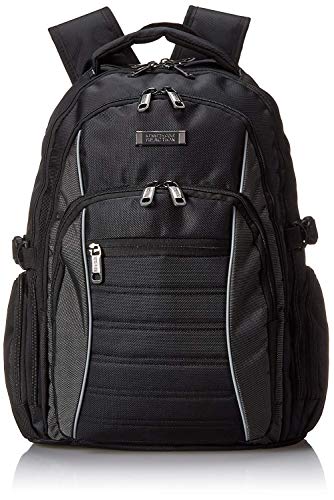 Kenneth Cole Reaction No Looking Back 1680d Polyester Triple Compartment 17.3" Laptop Backpack,