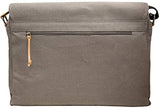 Mancini 15.6" Laptop Messenger Bag in Olive - Brown Trim