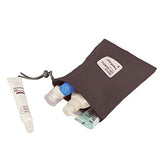 Fakeface 4 Pieces Waterproof Fabric Travel Organizers Toiletry Bags with Drawstring for Travel