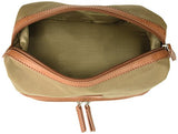 Buxton Men's Expedition Ii Huntington Gear Bottom Zip Canvas Travel Kit, Olive
