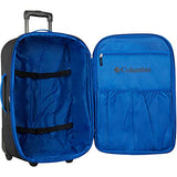 Columbia 21" Expandable Carry On Spinner Luggage Black, Blue