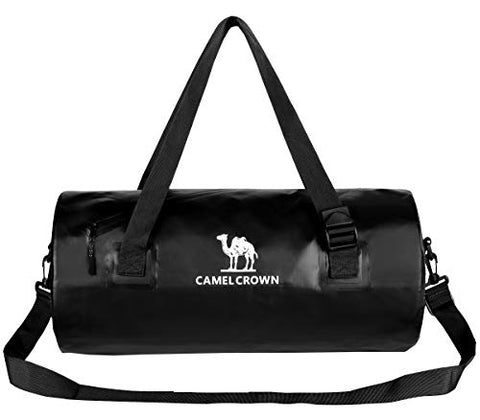 Camel Crown Waterproof Duffel Bag 26L Pvc Airtight Messengerbag Travel Backpack