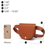 MKF Belt Bag for Women – Half Moon Fanny Pack – Fashion Outdoor Travel Sports – Mini Waist Cell Phone Pocket