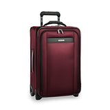 Briggs & Riley Transcend-Softside Expandable Tall Carry-On Upright Luggage, Merlot, 22-Inch