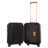 Bric'S Luggage Bellagio Ultra-Light 21 Inch Carry On Spinner Trunk (One Size, Black/Tobacco)