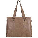 Kenneth Cole Reaction Hit Women's Pebbled Faux Leather Triple Compartment 15" Laptop Business Tote, Taupe