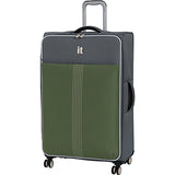 It Luggage 31.3" Filament 8 Wheel Lightweight Expandable Spinner, Steel Gray/Loden Green