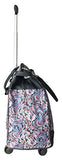 Trendy Flyer Computer/Laptop Rolling Bag 4 Wheel Case Paisley Pink