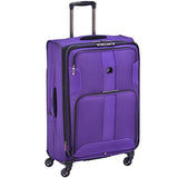 Delsey Luggage Sky Max 25" Expandable Spinner Upright, Purple