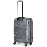 Vonhaus Premium Gray 3 Piece Lightweight Luggage Set – Hardshell Travel Suitcase With Tsa