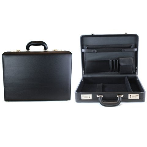 Heritage Travelware Vinyl Single Compartment 17.3” Laptop Case with Secure Combination Lock