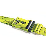 Samsonite Travel Sentry 3-Dial Combo Luggage Strap Neon Green