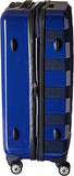 Tommy Hilfiger Rugby Stripe 25 Inch Hardside Luggage, Navy