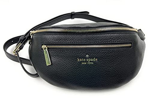 Kate Spade New York Leila Pebble Leather Belt Bag (Black)