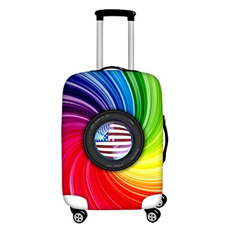 Youngerbaby Flag Spandex Travel Suitcase Elastic Luggage Protective Covers18"-30"