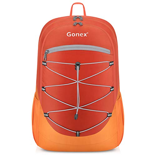 Gonex Ultralight Handy Travel Backpack, 25L Lightweight Packable Backpack Orange